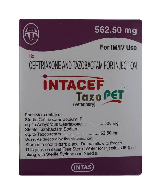 INTACEF TAZO PET 562.5 INJ
