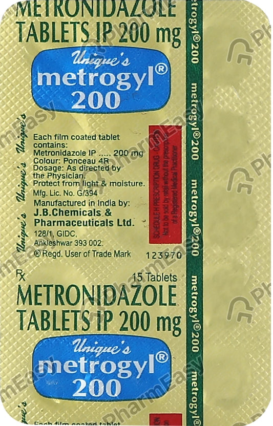 METROGYL - 200 - 1 tab